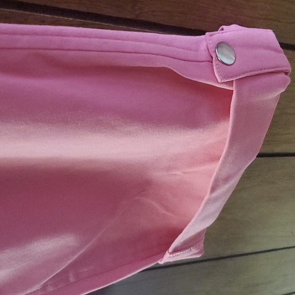 NWOT Venus Size Large Drawstring Waist Pink Capri Pants - Picture 4 of 6